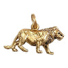 Vintage 14K Gold Lion Charm Pendant