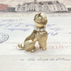 Vintage 14K Large Poodle Charm Pendant