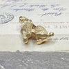 Vintage 14K Large Poodle Charm Pendant