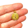 Vintage 18K Gold Spanish Religious Pendant