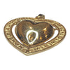 Vintage 14K Gold Large Heart Pendant