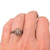 Victorian 14K Rose Gold Diamond Ring