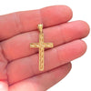 Vintage 14K Yellow Gold Cross Pendant