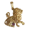 Vintage 14K Gold Leo Pendant