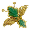 Vintage Tiffany & Co. 18K Aventurine Insect Brooch