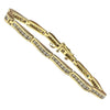 Vintage 14K Gold 4.3 Carat Diamond Bracelet