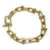 Tiffany & Co. 18K Yellow Gold Diamond HardWear Large Links Bracelet