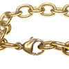 TIFFANY & Co. 18K Gold Heart Tag Charm Bracelet 7"