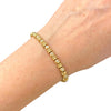 Vintage 14K Gold Diamond Bubbles Bracelet