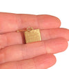 Vintage 14K Yellow Gold Mad Money Box with Hammer 1 Dollar Pendant Charm