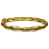 Vintage 14K Gold Bamboo Bangle Bracelet