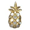 NA HOKU 14K Gold Mother of Pearl Pineapple Pendant