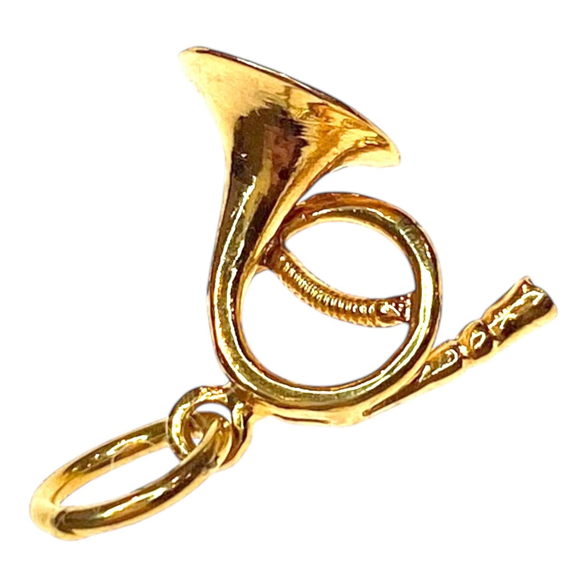 Vintage 18K French Horn Charm