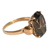 Vintage 14K Smoky Quartz Solitaire Ring