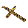 Antique 18K Diamond Cross Pendant