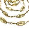 Antique 18K Yellow Gold 42" Long Guard Chain