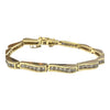 Vintage 14K Gold 4.3 Carat Diamond Bracelet