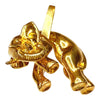 Large 18K Gold Elephant Pendant