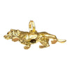 Vintage 14K Gold Lion Charm Pendant