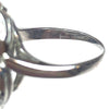 Vintage 14K White Gold Diamond Ring