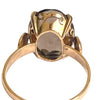 Vintage 14K Smoky Quartz Solitaire Ring