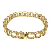 Vintage Mid Century 14K Gold Diamond Bracelet