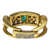 LeVian 18K Emerald and Diamond Flex Ring