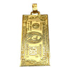 Vintage 14K Large 100 Dollar Bill Pendant