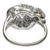 Vintage 14K White Gold Diamond Ballerina Ring