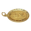 Vintage 14K Yellow Gold Saint Christopher Pendant