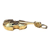 Vintage 14K Yellow Gold Violin Charm