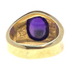 Vintage 14K Gold Amethyst Cabochon Ring