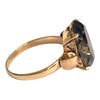 Vintage 14K Smoky Quartz Solitaire Ring