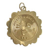 Vintage 14K Gold Zodiac Leo Medallion Pendant