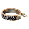 HERMÉS Collier de Chien 18K Rose Gold Black Spinel Ring