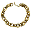 Vintage 14K Gold Italian Oval Links Bracelet