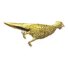 Vintage 18K Gold and Diamond Pheasant Brooch