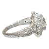 Art Deco Platinum Diamond Engagement Ring