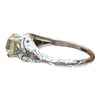 Vintage 18K White Gold Diamond Solitaire Ring