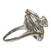 Vintage 14K White Gold Diamond Ring