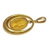 Vintage Gold Isle of Man Coin Pendant