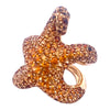 Vintage Boucheron Paris 18K Yellow Gold Sculptural Octopussy Ring