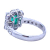 Platinum Certified Columbian Emerald & Diamond Ring