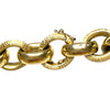 Vintage 14K Gold Italian Oval Links Bracelet