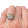 Art Deco Platinum Diamond Engagement Ring