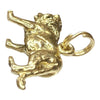 Vintage 14K Gold Lion Charm Pendant