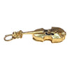 Vintage 14K Yellow Gold Violin Charm