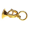 Vintage 18K French Horn Charm