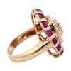 Vintage Le Vian 18K Ruby & Diamond Ring