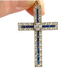 Antique 18K Diamond Cross Pendant